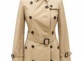burberll beige cotton trench coat