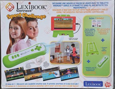 une boîte sur laquelle figurent deux enfants en train de jouer à un jeu vidéo
