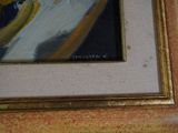 a picture of a painting on the wall of a room