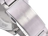 an image of a close up of a watch on a white surface