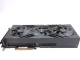 a close up of a video card with three fans on it