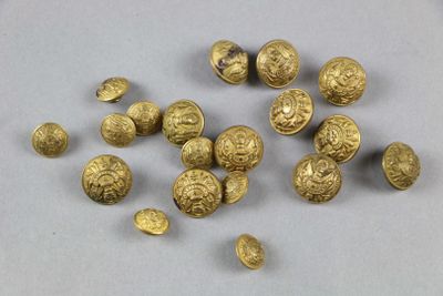 quelques pièces d'or sont posées sur une table avec un fond blanc
