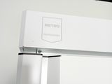 a picture of a white refrigerator in a room