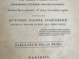 un vieux livre avec un titre en noir et blanc