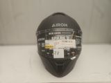 a black helmet with a sticker on it