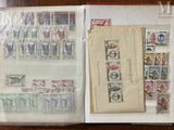 a picture of a book with stamps in it on a table