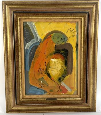 AMBROGIANI Pierre (1907-1985) : Homme en couleur.