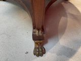 a table that has a glass top on top of it