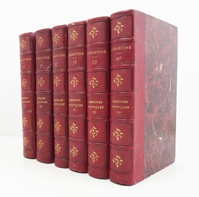 LAMARTINE (Alphonse de). OEuvres complètes - Vies de quelque…