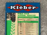 a sign on the side of the road that says kleber