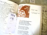 an open book with a picture of a pirate on it