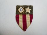 an old american flag with stars and a star on it
