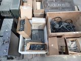 many different types of electronic equipment in a box