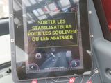 a tablet that is sitting in the cockpit of a plane