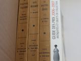 three books that are sitting on a shelf in a box