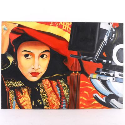 Tableau "Fascination Rouge, InspirÉ DU Film Dernier Empereur…