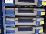 a stack of boxes that are stacked on top of each other