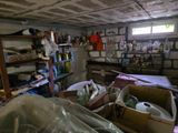 a room with a lot of clutter in it