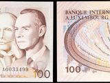 trois images différentes d'un billet de banque sur lequel figurent un homme et une femme