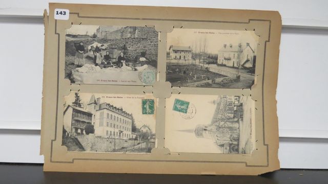 Evaux-les-Bains : Lot de 8cpa, dont Le Lavoir aux Bains (AAA 260)...