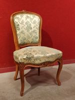Fauteuil et chaise en bois sculpté. (photo 3)