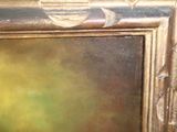 a picture of a painting of a pear on a table