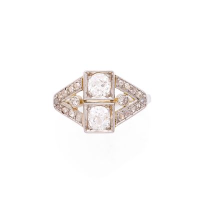 une bague en or et diamant