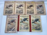 six books of the world war ii and world war ii are on a table