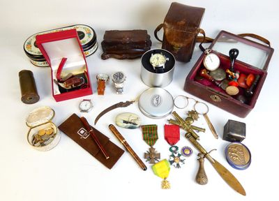 a lot of items that are on the table