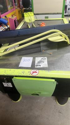 a table that has some kind of equipment on it