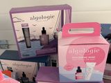 many boxes of beauty products sitting on a table