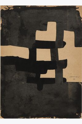 une image représentant une peinture en noir et blanc sur une feuille de papier