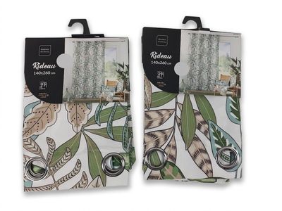 two pairs of white socks with green leaves on them
