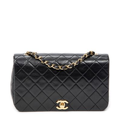 CHANEL - SAC à main modèle "Mademoiselle Full Flap" en en cu…