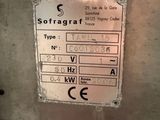 a label on the side of a machine that says softragraf
