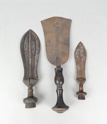 several different types of tools are displayed on a white surface