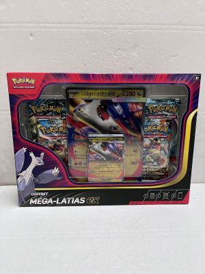 Pokémon Mega - Coffret Latias contenant 4 paquets de cartes Pokémon