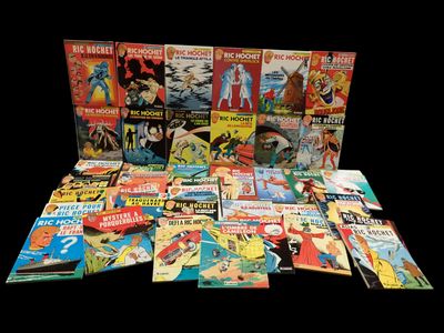 de nombreuses bandes dessinées sur fond noir