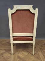 Fauteuil à dossier plat en bois laqué blanc, de style Louis … (photo 4)