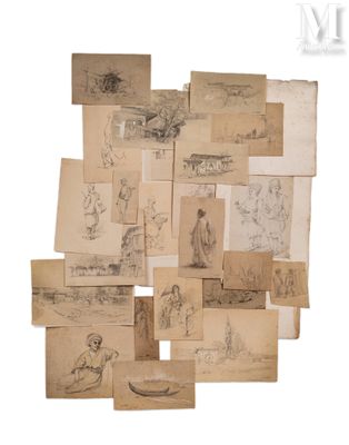 de nombreux dessins sur le mur d'une pièce