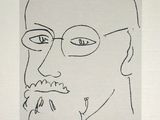 an image of a drawing of a man with glasses and a beard