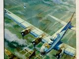 a picture of a book with a picture of a plane