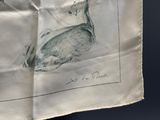 a piece of paper with a drawing of a whale on it