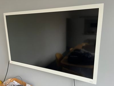 a picture of a flat screen tv mounted on a wall