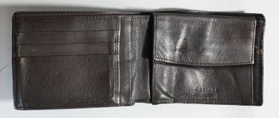 THE BRIDGE Portefeuille en cuir marron