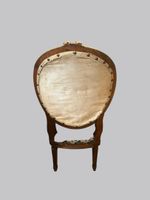 Chaise médaillon assise en tissu épais fleuri (coussin mobil… (photo 3)