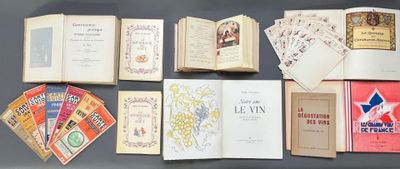a lot of books that are on a table