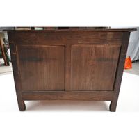 COMMODE LOUIS XV à façade arbalète en acajou massif. (photo 4)