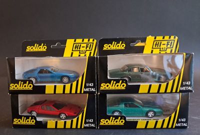 Solido France, Lot de quatre véhicules : -Série Hi-Fi 43 don…