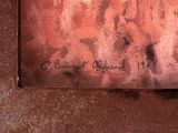 a picture of a painting on the wall of a building
